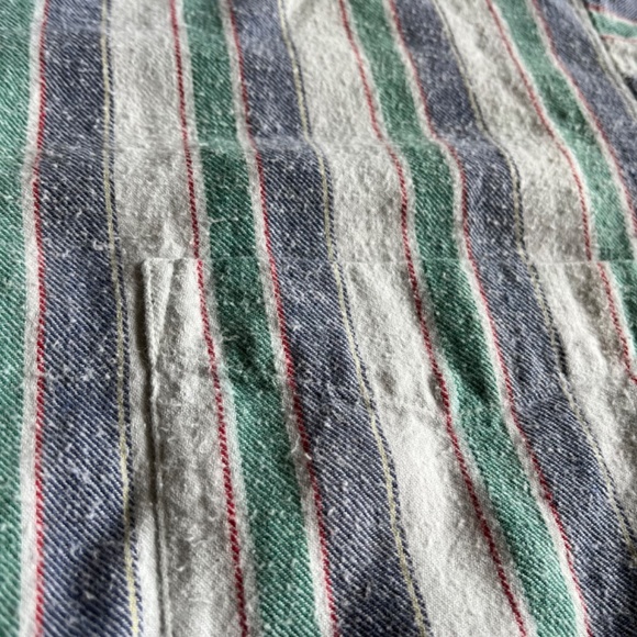 Vintage Van Heusen Vertical Stripe Flannel - Picture 5 of 5